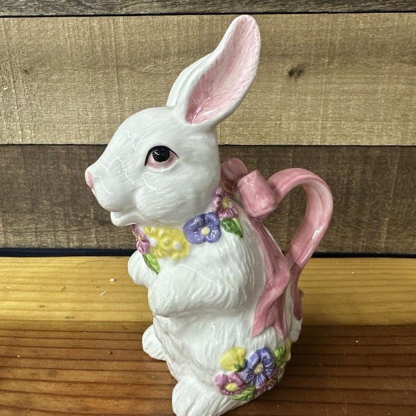 Rabbit Pitcher - Etsy