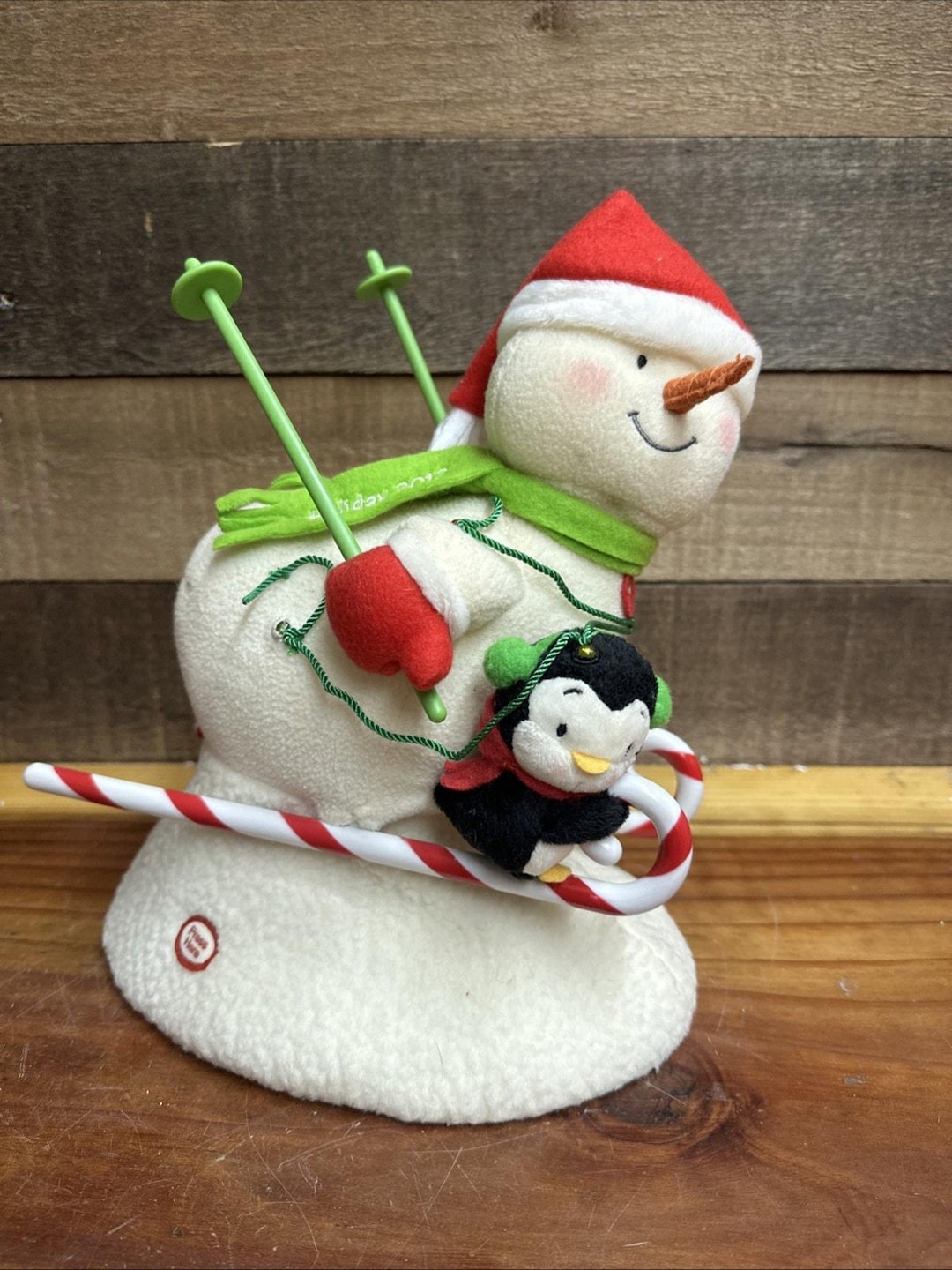 Hallmark Jingle Pals Swooshin Duo Plush Singing Musical Skiing Snowman ...