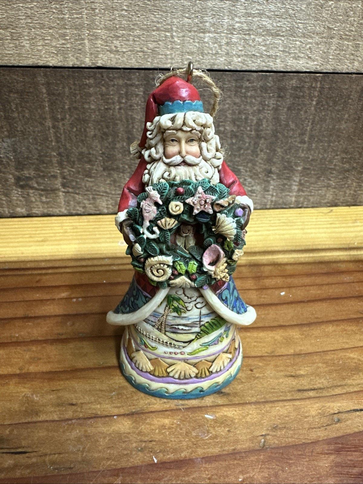 Jim Shore Seaside Greetings Santa Claus Hanging Ornament  display picture 1