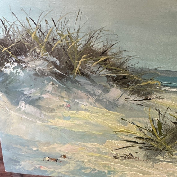 Modern Simple Oil Painting Beach Seagull Boat Carpet, Non-slip
