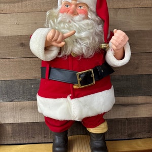 Vintage Coca Cola animated Santa 26”