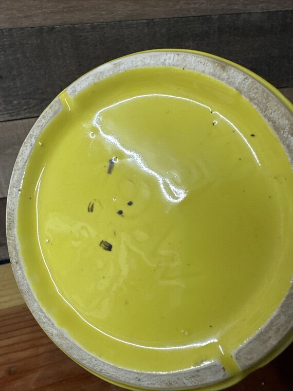 Vintage Mccoy USA Pottery Smiley Face Cookie Jar Have A Happy Day