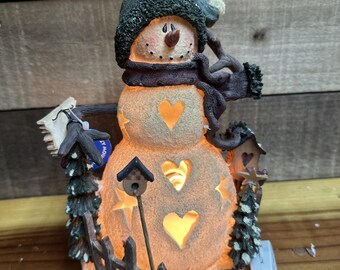 Crazy Mountain Snowman Light Heart Cutouts 9” in Box - Etsy