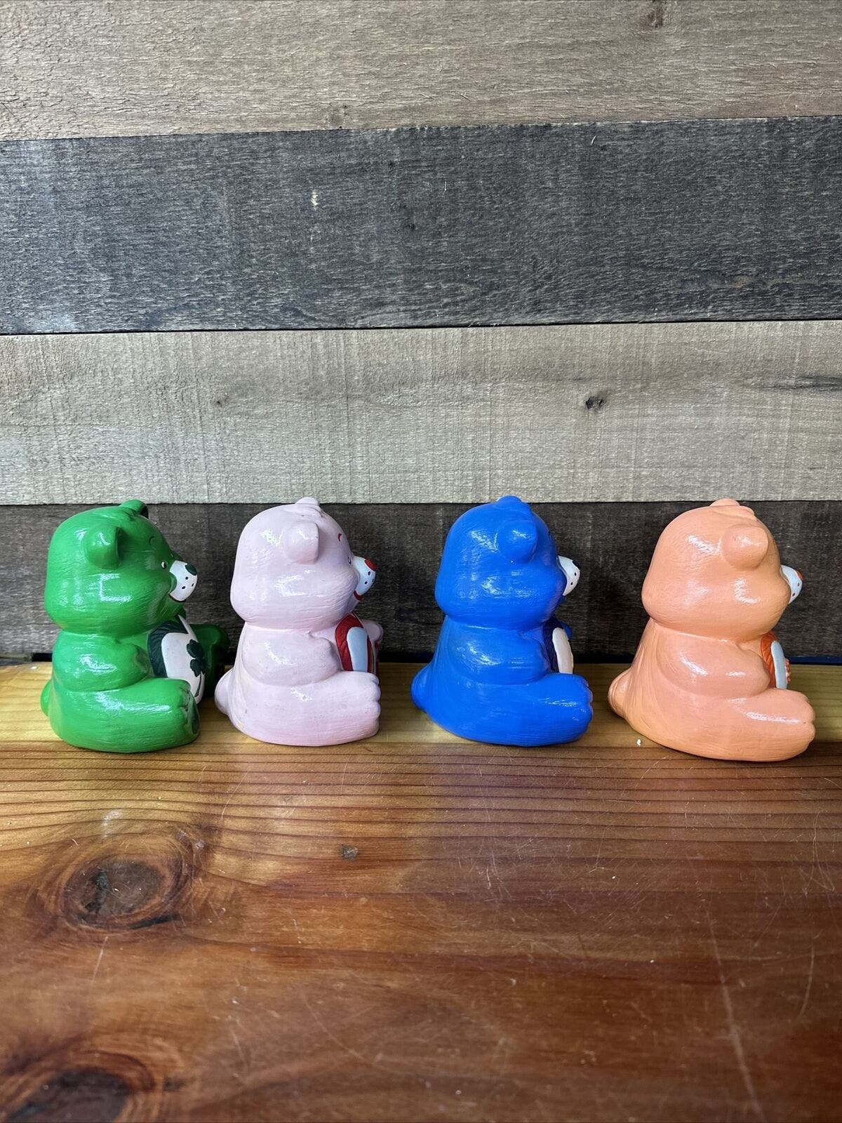 Care Bears Ceramic Hand Painted -1980s Set of 4 - Etsy