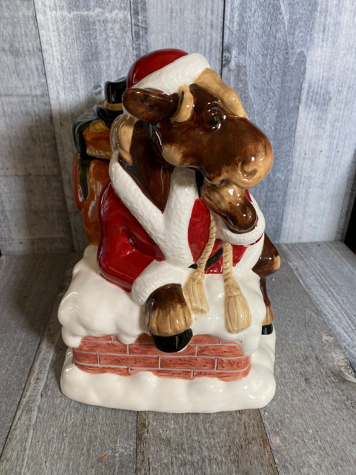 Montana Silversmith Elmer the Horse Santa Cookie Jar Etsy