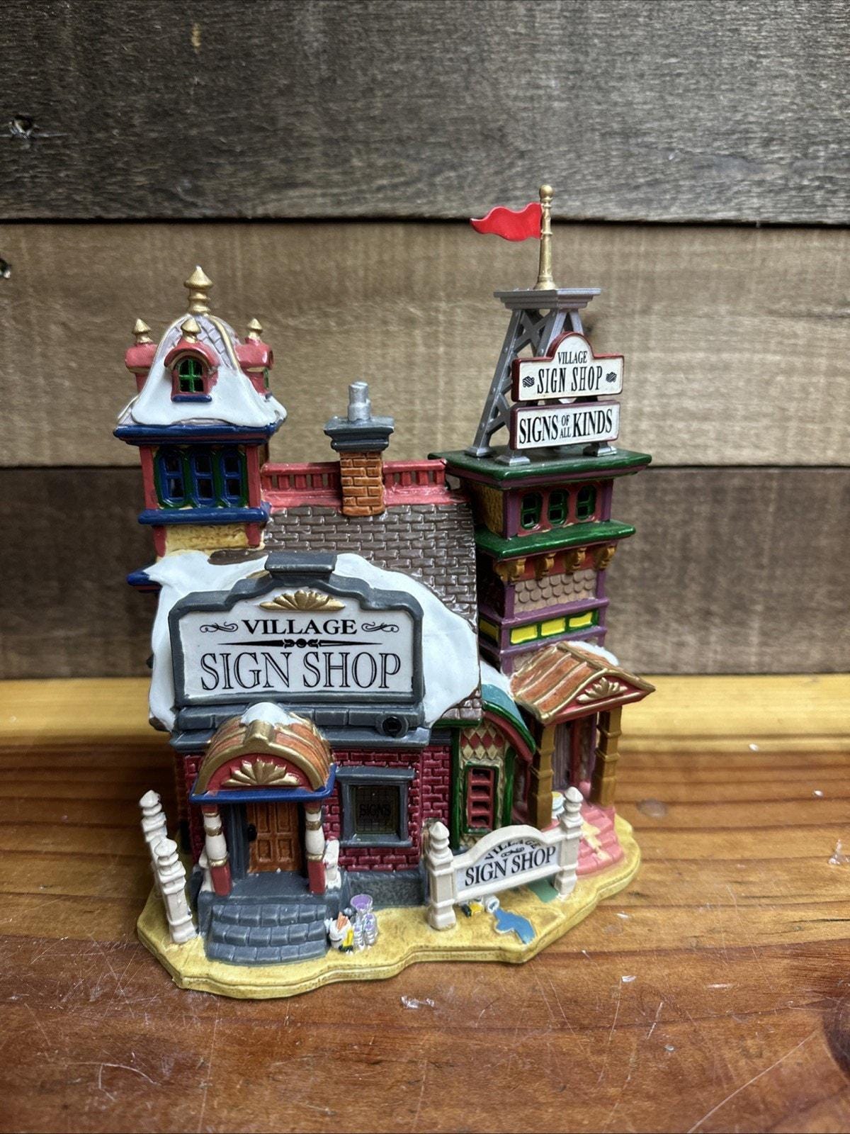Lemax Caddington Village Sign Shop ヴィンテージ 2003 レア - Etsy 日本