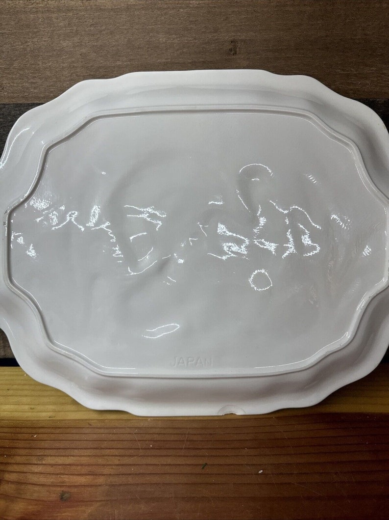 Wild Turkey Cermaic Thanksgiving Platter -flaw image 6