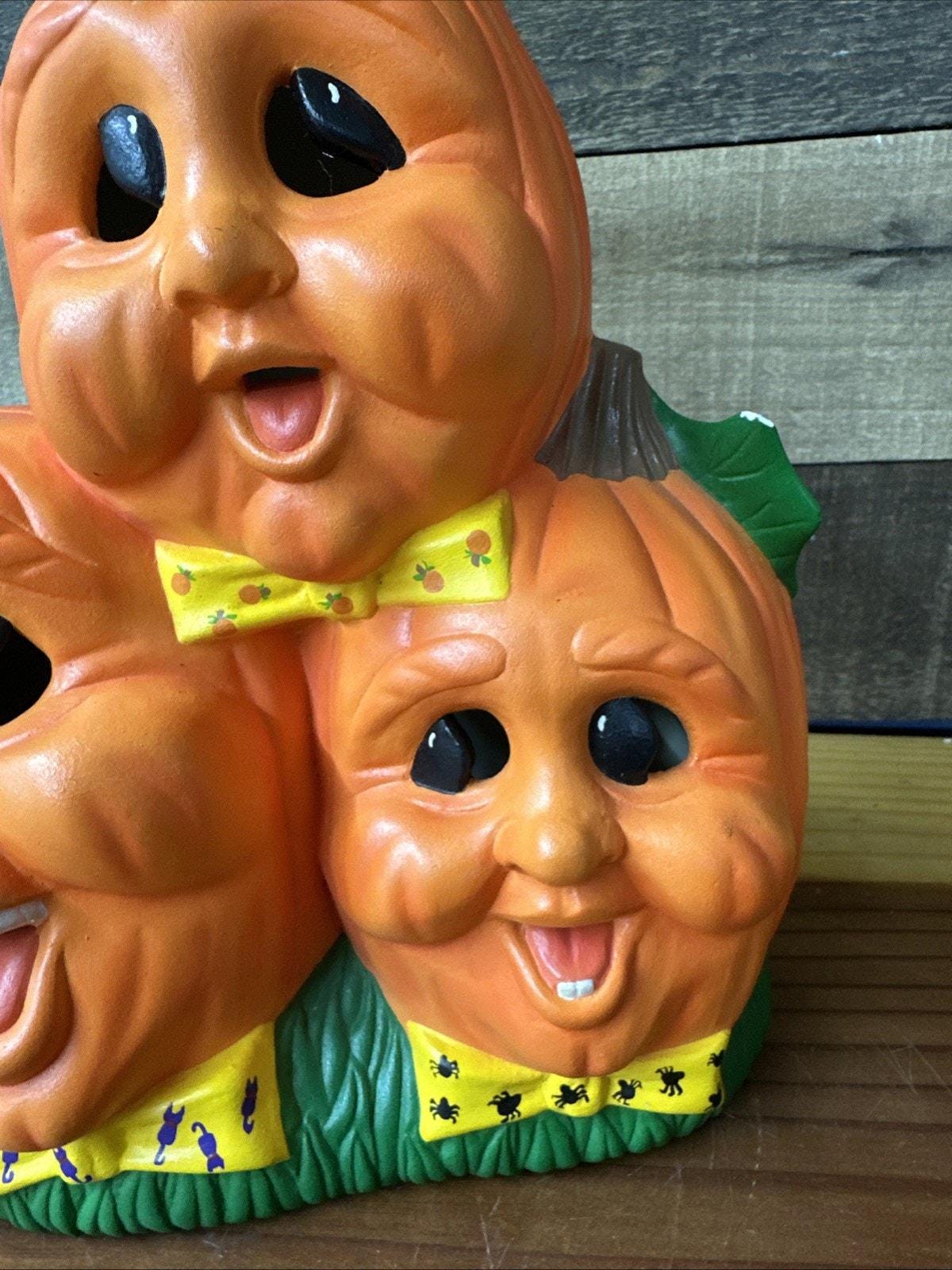 ぽちゃ様 お取り置き♪ Vintage Halloween Ceramic Mold Pumpkin Anthropomorphic Jack O