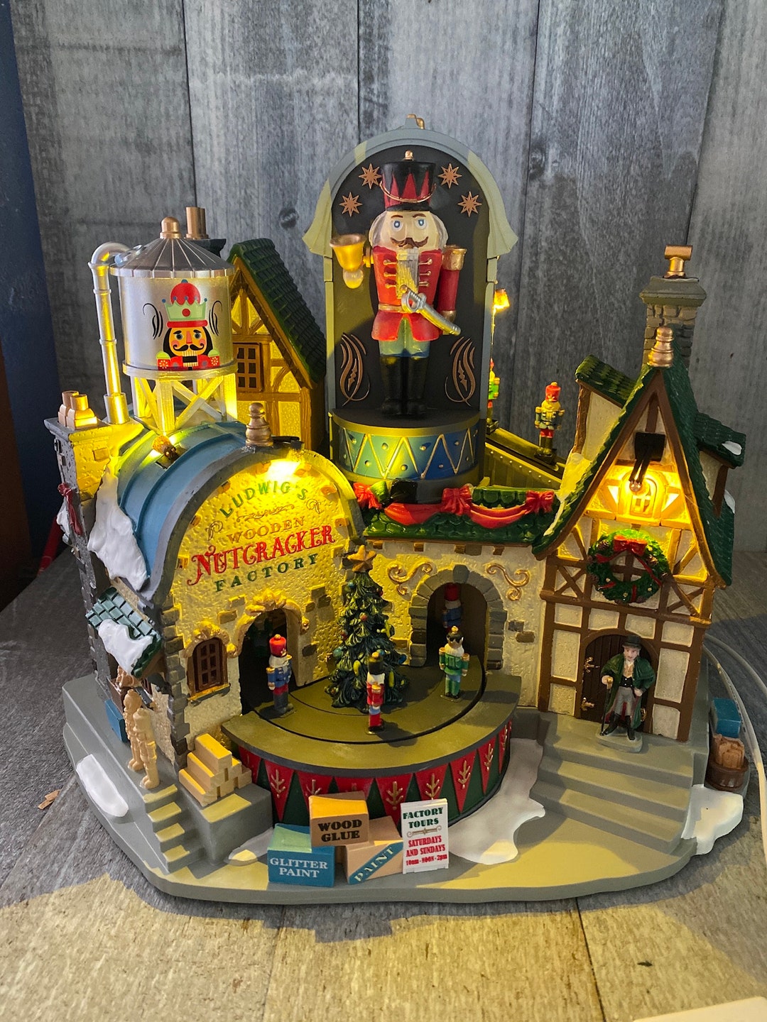 Lemax Ludwig Wooden Nutcracker Factory Etsy
