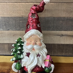 Vintage ceramic santa with light - Etsy 日本