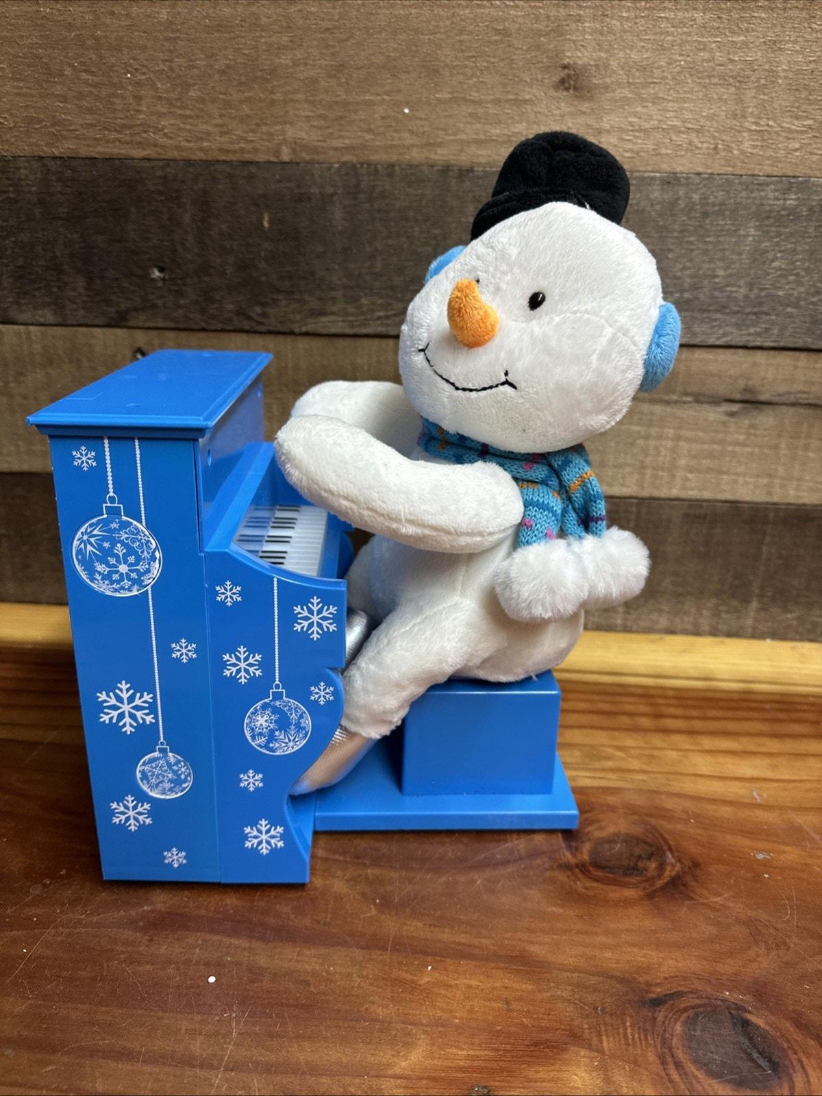 Snowman Playing Piano Lights Sound and 3 Songs - Etsy