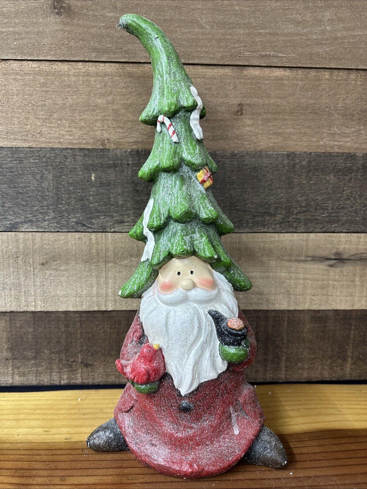 サンタ帽子付きクリスマスツリー キラキラ輝くサンタのフィギュアツリーハットは、17インチの