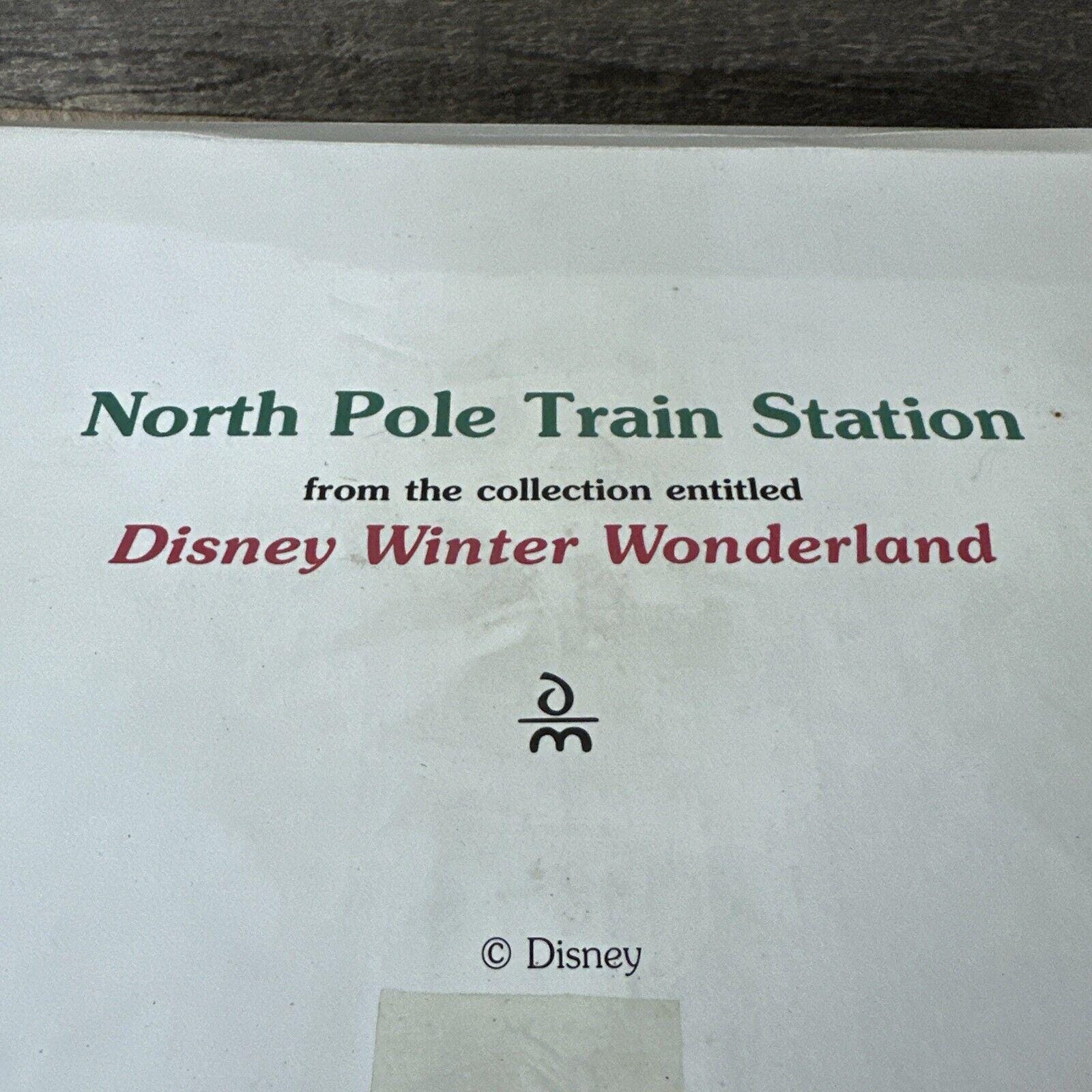 Disney Winter Wonderland Christmas North Pole Train Station
