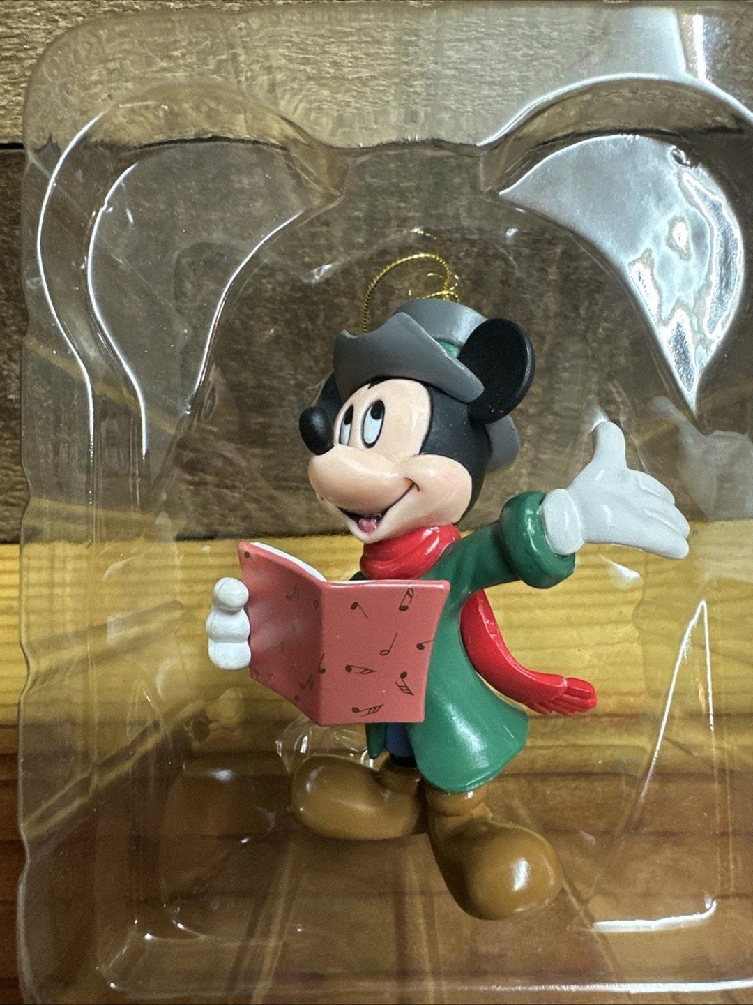 Enesco Mickey Unlimited Ornament Mickey Mouse Caroling in Box - Etsy
