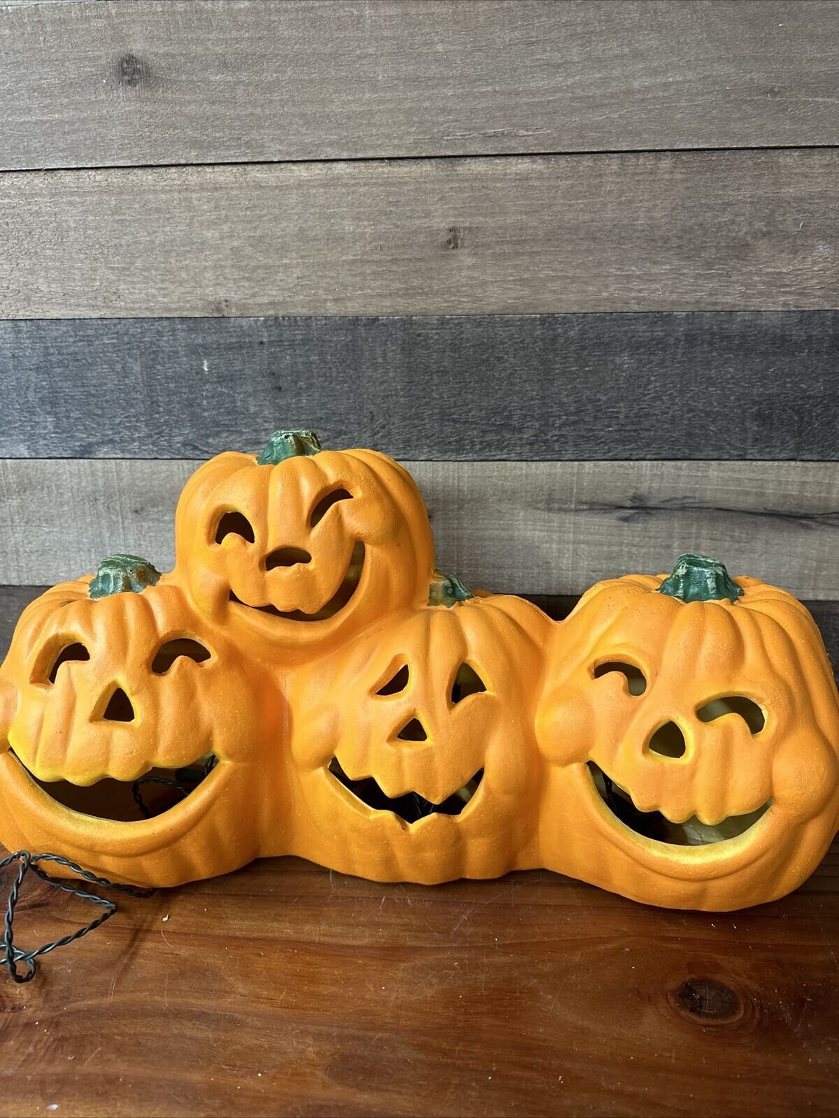 ハロウィンカボチャ ヴィンテージ ライト付き フォームブロー成型 ハロウィン
