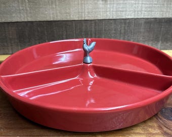 Boston magazijn haan rood verdeeld lazy susan