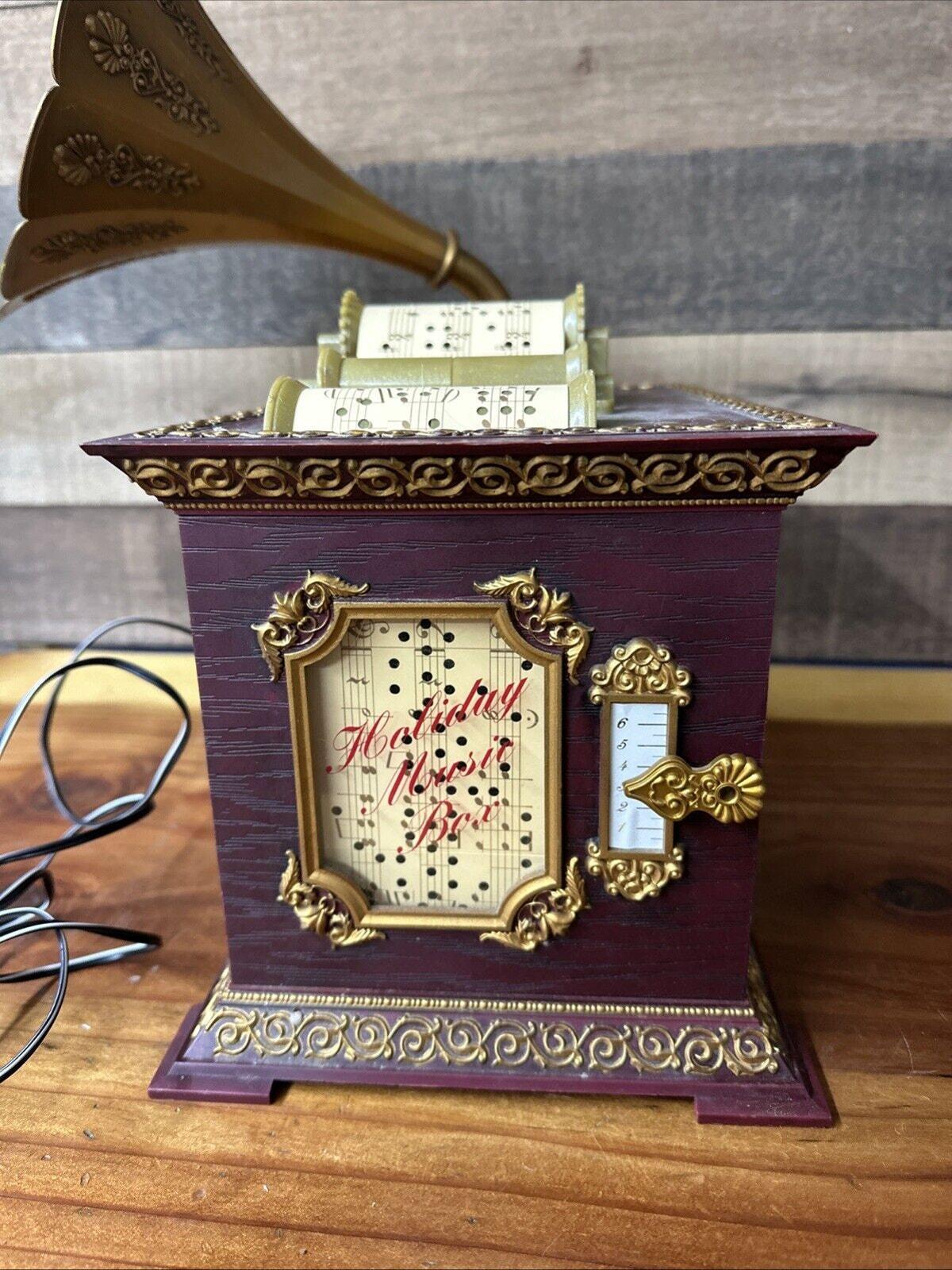 Mr. Christmas Holiday Music Box Phonograph 1996 Vintage -no Mice