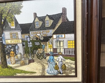 H.hargrove Framed Original Signed Sergraph Oil Painting General