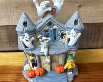 Partylight Halloween haunted tealight house