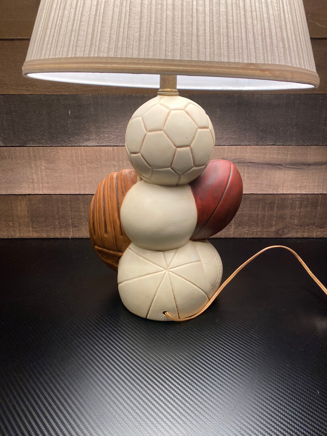 Multi sport vintage table lamp Etsy