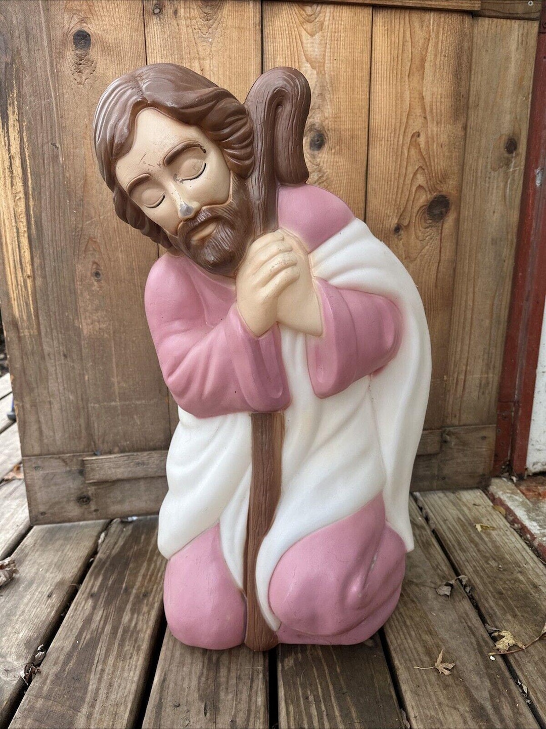 Joseph Blow Mold General Foam Plastic Nativity Christmas Decoration no