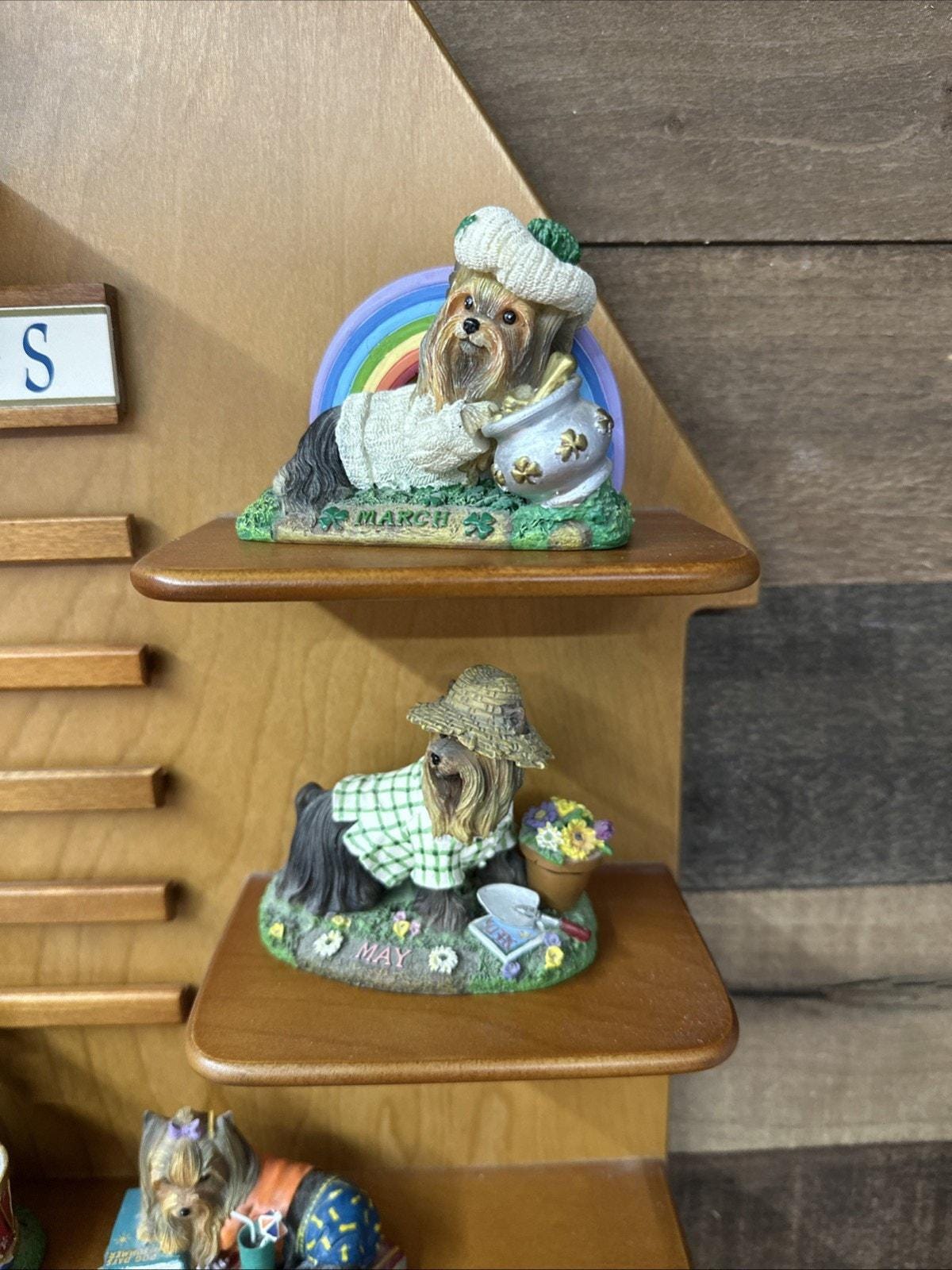 Danbury Mint Vintage Collectibles Yorkie Perpetual Calendar