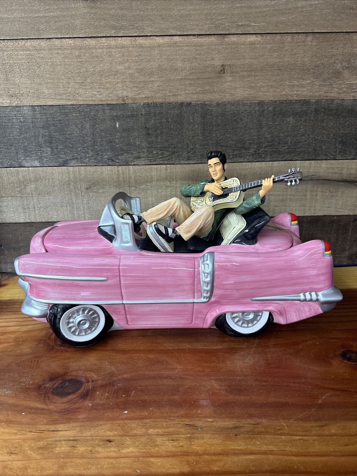 Elvis Presley PINK CADILLAC Cookie Jar, Limited Edition Vandor