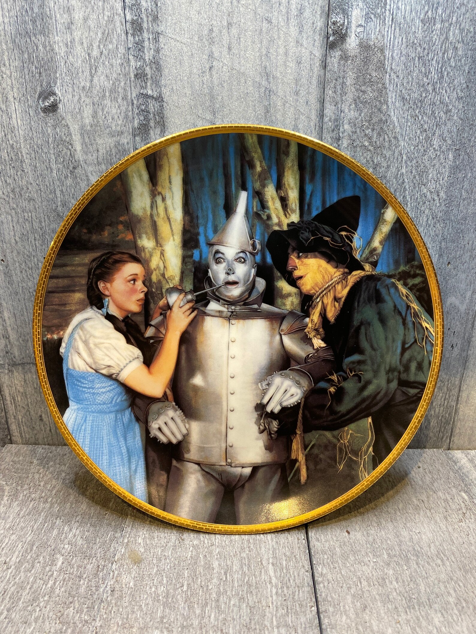 Wizard of Oz Tin Man Speaks Collector Plate Etsy