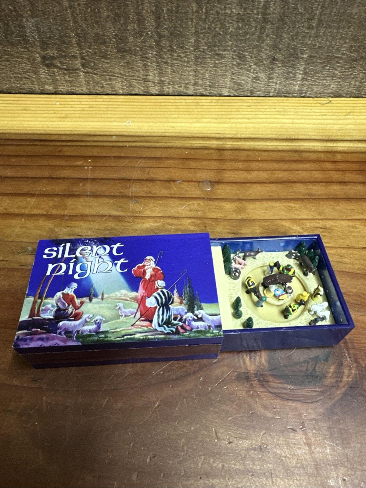 Mr Christmas Matchbox Melodies Animated Music Box Silent Night - Etsy