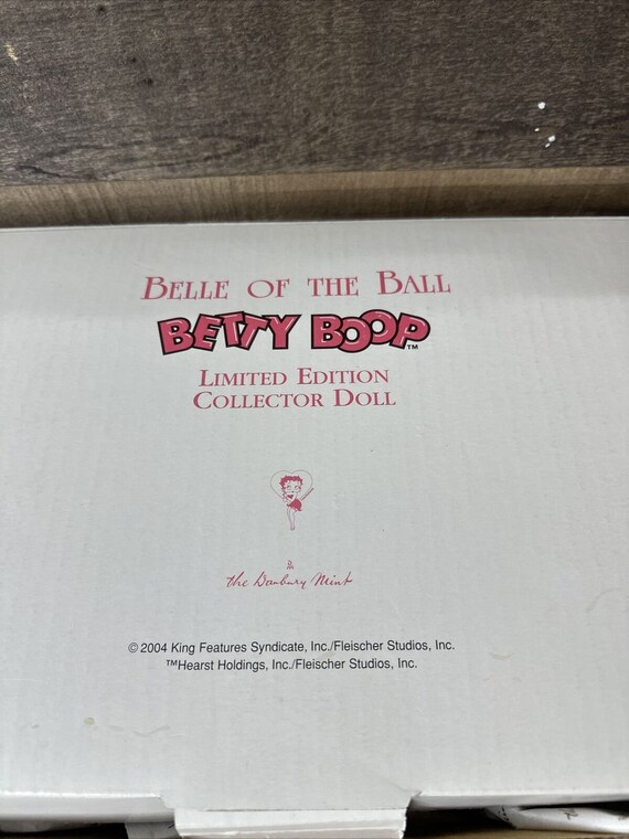 Betty Boop Belle of the Ball Danbury Mint Doll in Box -flaw - Etsy