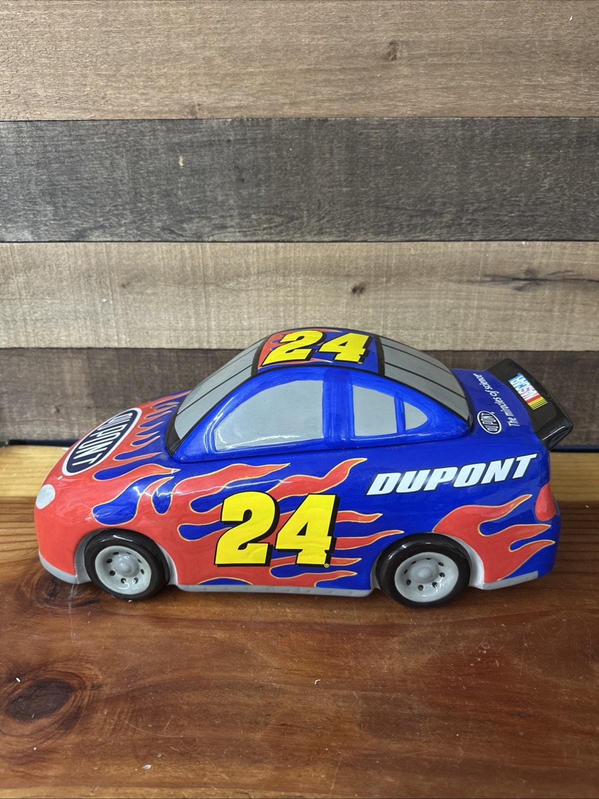 NASCAR クッキージャー デュポン #24 ジェフ・ゴードン レースカー 赤