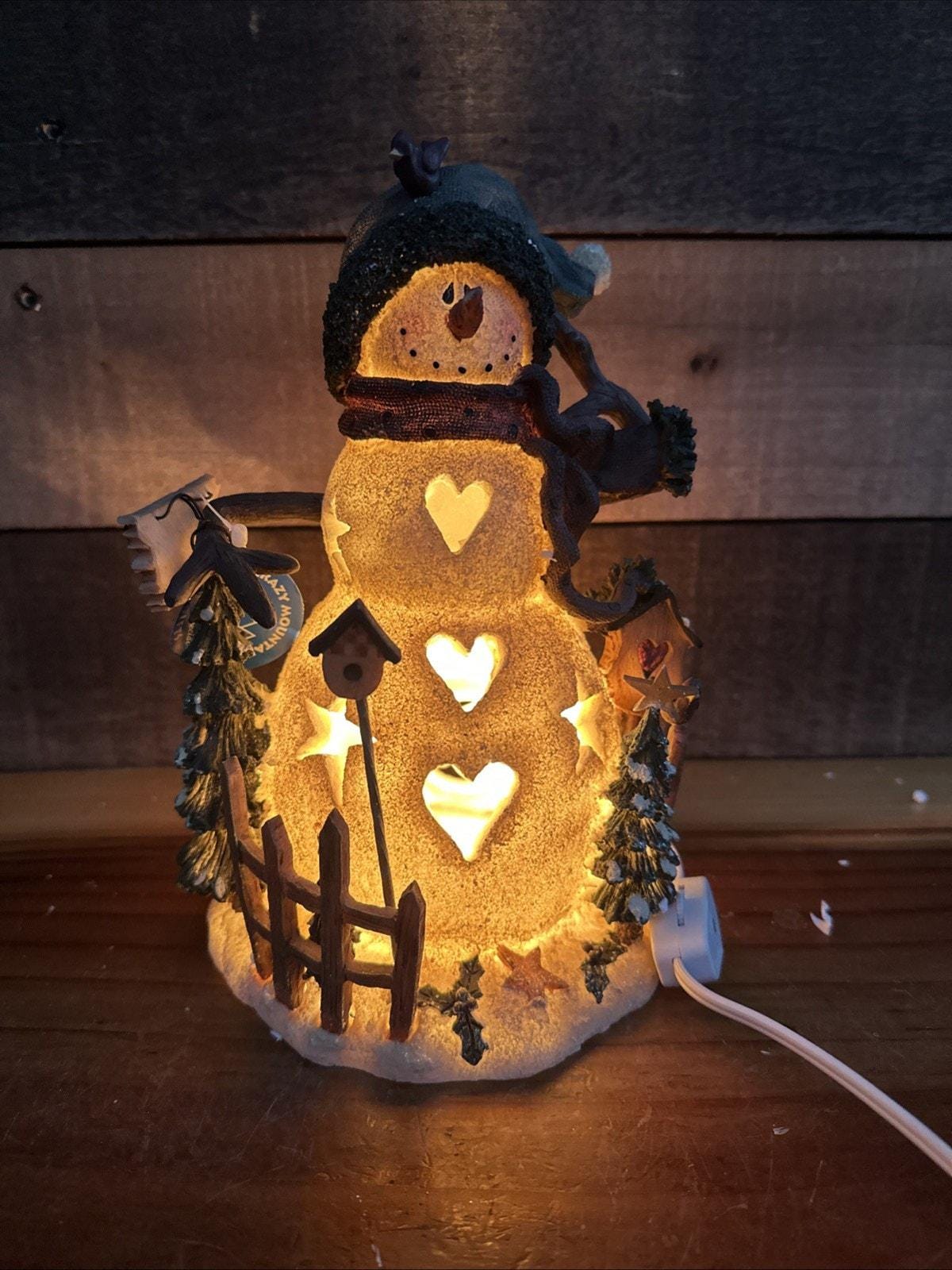 Crazy Mountain Snowman Light Heart Cutouts 9” in Box - Etsy