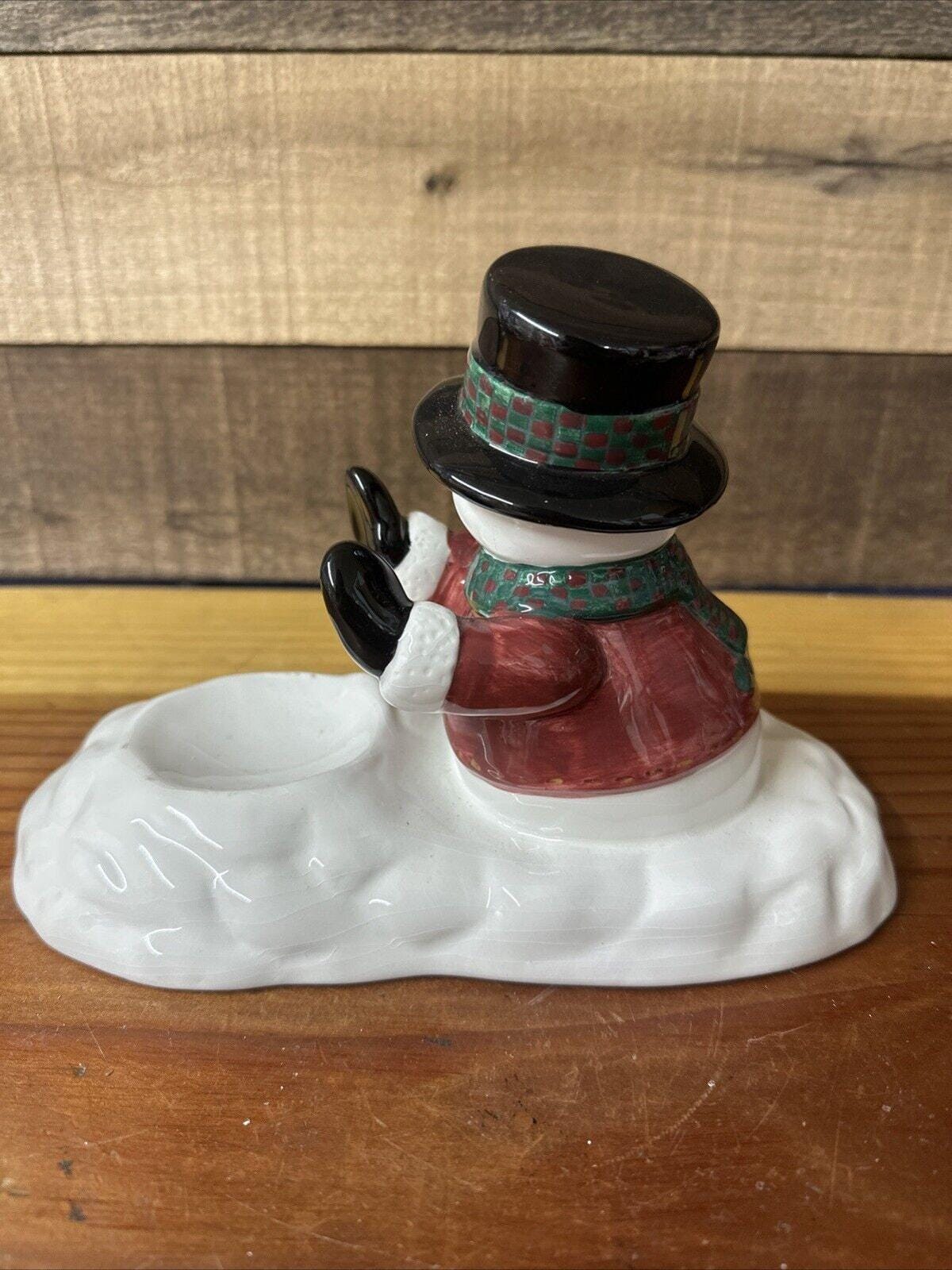 Papel Giftware クリスマス スノーマン キャンドルホルダー ホリデー