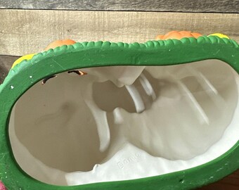 Vintage Halloween Ceramic Mold Pumpkin Anthropomorphic Jack O
