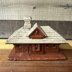 Byron Mold Train Stain Christmas Village Ceramic Vintage 1980
