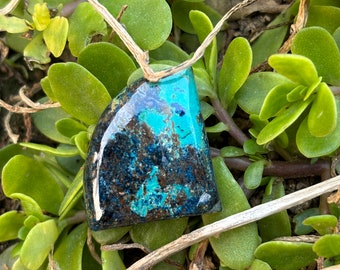 azurite malachite perfect match for making pendant