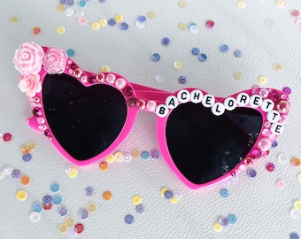 Bachelorette Embellished Heart Sunglasses