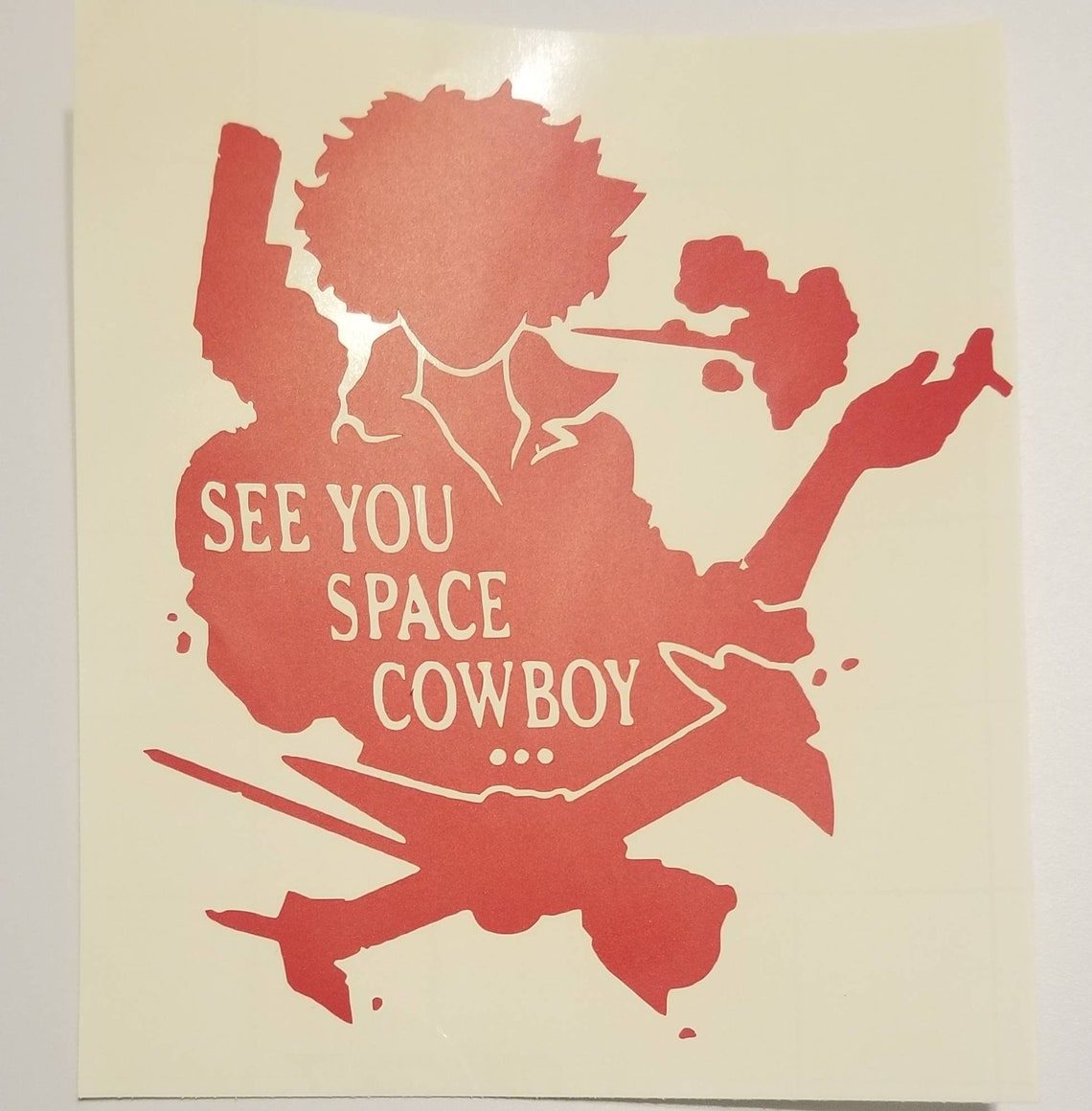 Cowboy Bebop Vinyl Decsl Laptop Decal Car Decal Anime Etsy
