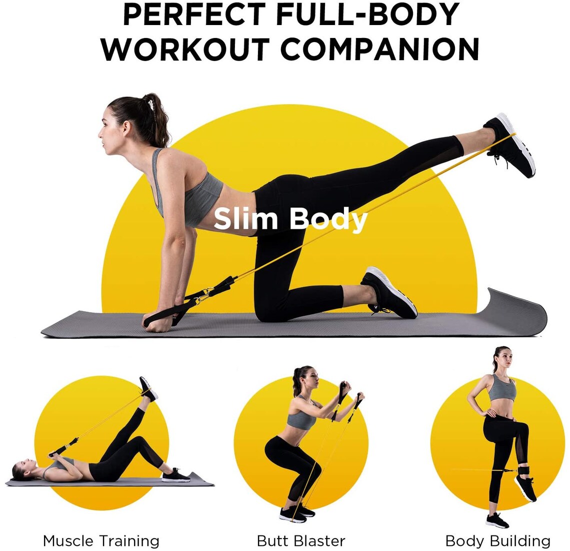 Exercise Workout Bands Home Gym Equipment Up to 150lbs for Etsy