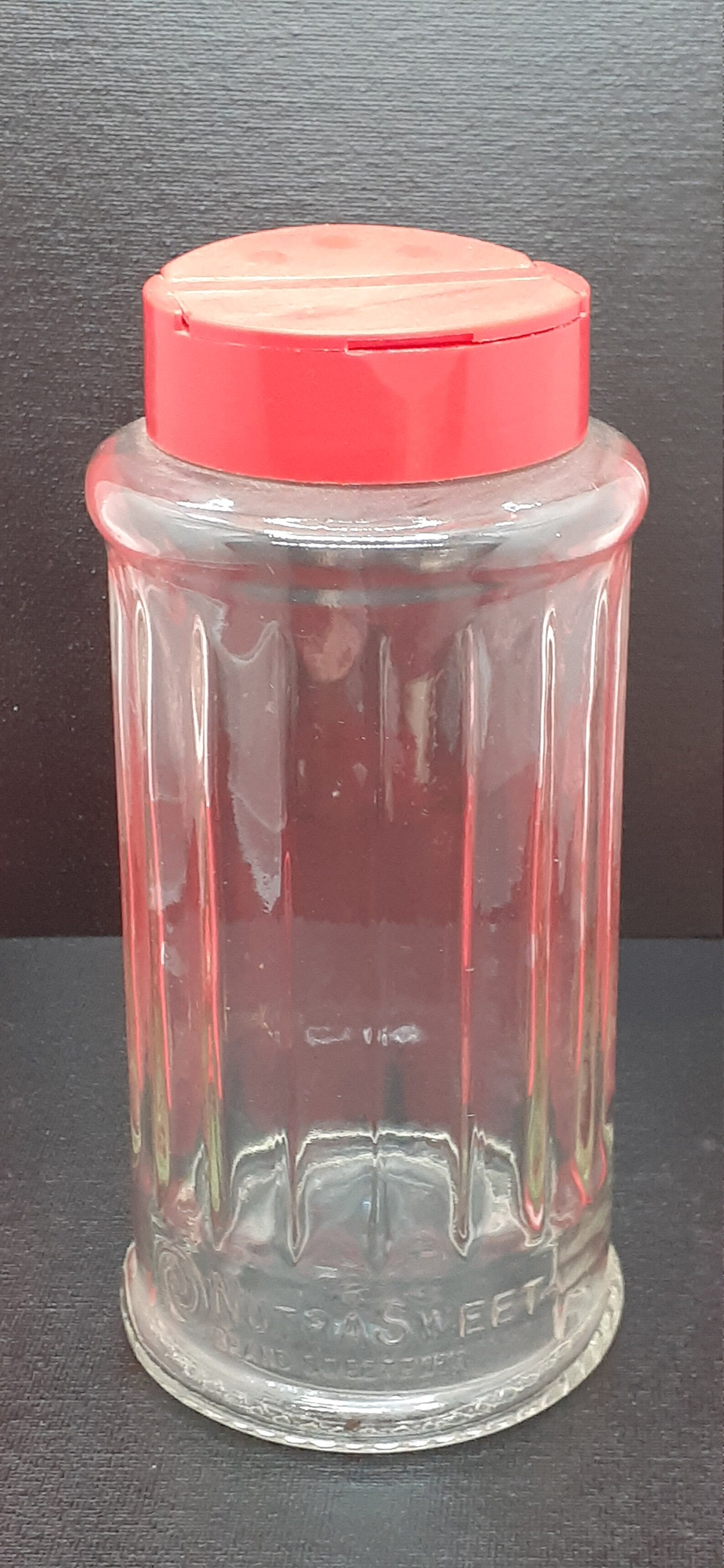 Vintage Nutrasweet Brand Sweetener Glass Sugar Jar Dispenser Etsy
