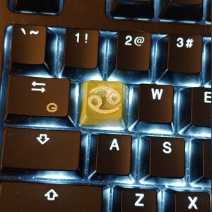 Virgo Zodiac Astrology Celestial Custom Artisan Cherry MX Keycap