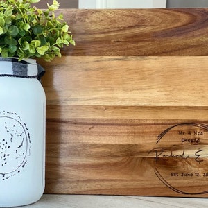 Custom Personalized Cutting Board, Cheese Board, Charcuterie Board