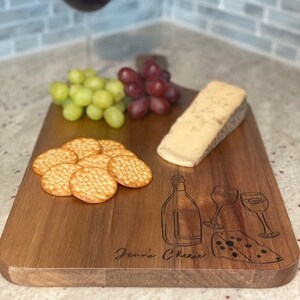 Personalized Charcuterie Board, Custom Cheese Board, Cutting Board