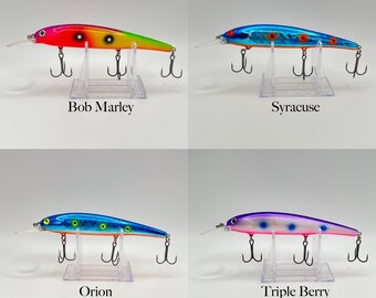 bulb squid fishing lures LOT OF 10 TACKLEWORKS SHELL BULB SQUID DAISY CHAIN SPREADER BAR 6" -  ZUCCHINI