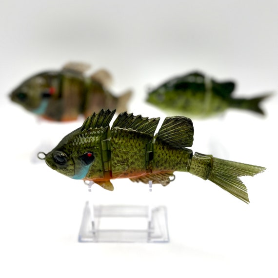 Hand Painted Swimbait Fishing Lures Realistic Baits Crappie