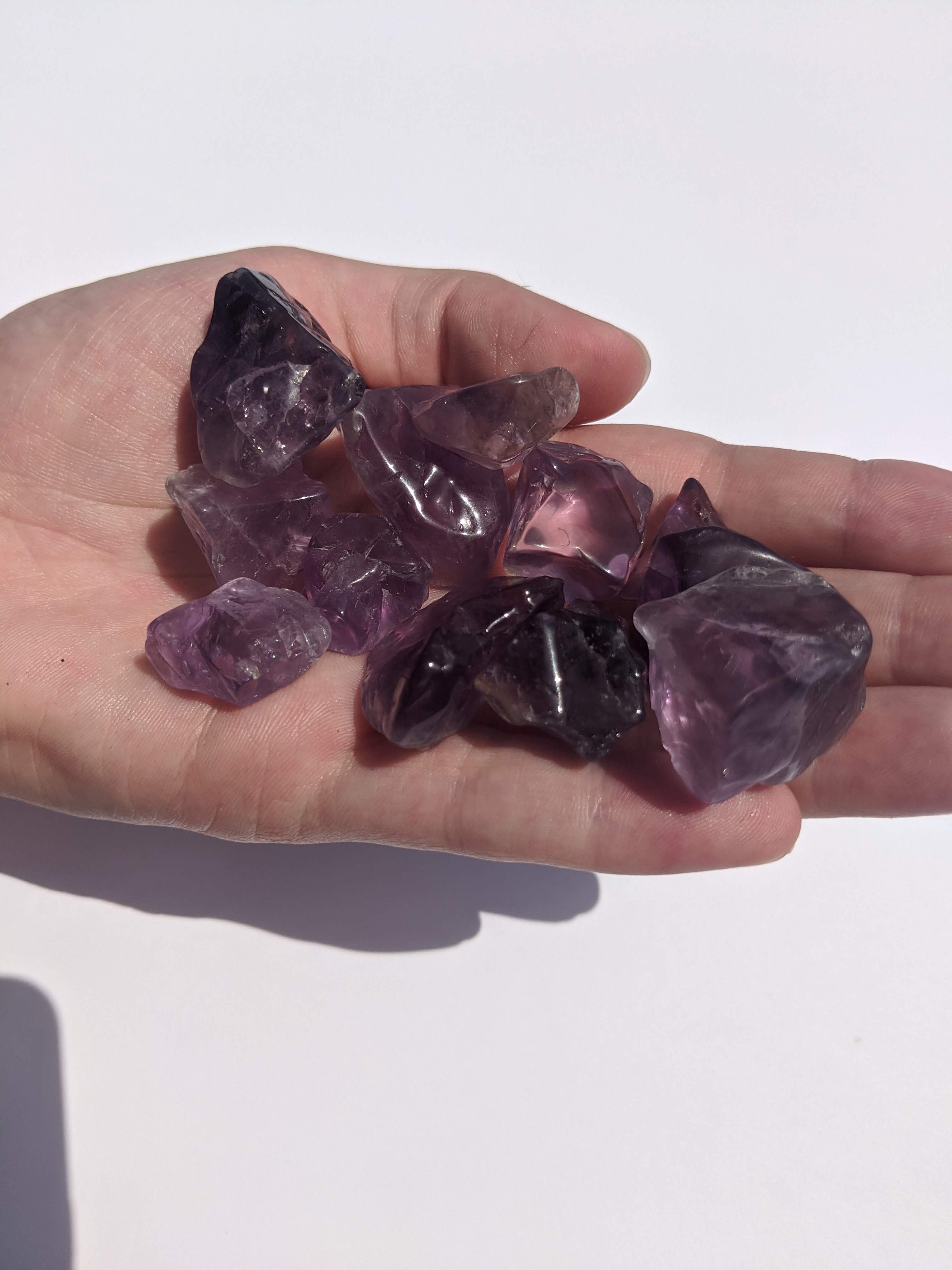 Amethyst Chips Extra Quality SemiTumbled Etsy