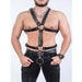 BDSM Gay Body Bondage Harness Men Fetish Leather Lingerie Sexual Chest Harness Belt Strap Punk Rave Gay Costumes for Adult Sexy 