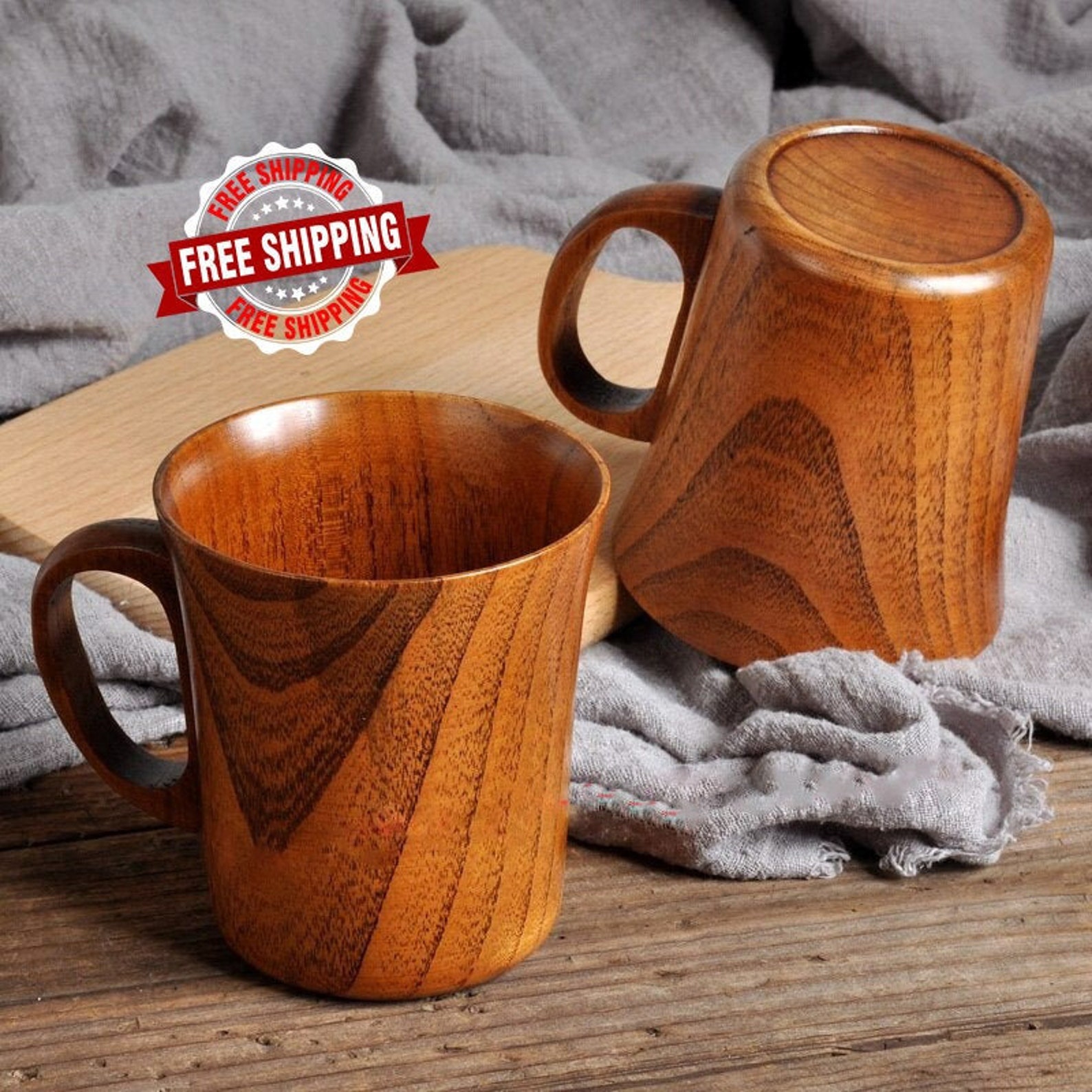 Holz Handgemachte Kaffeetasse aus Holz 300ml Utensil Etsy