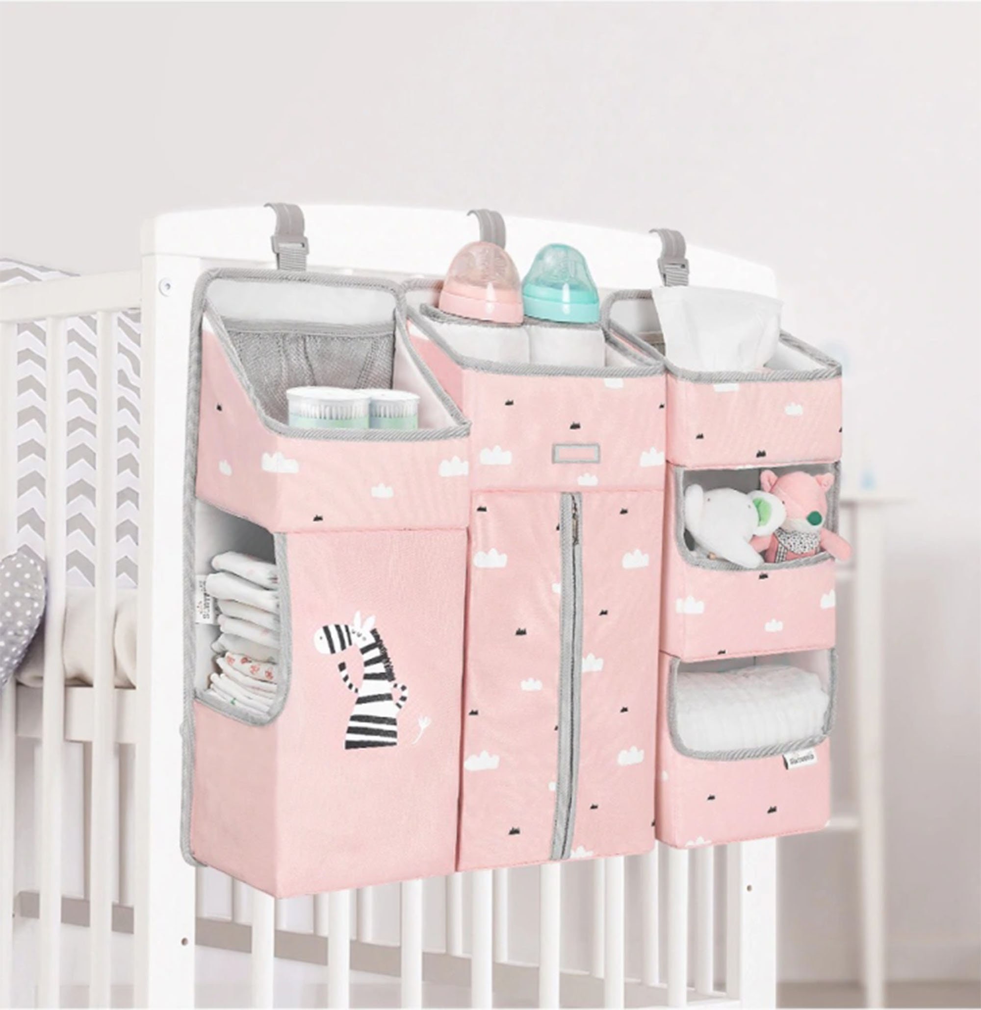 Nursery Organizer Hanging Baby Crib Organizer for Baby Etsy