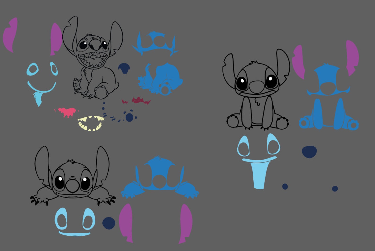 Stitch SVG Free Files Cricut